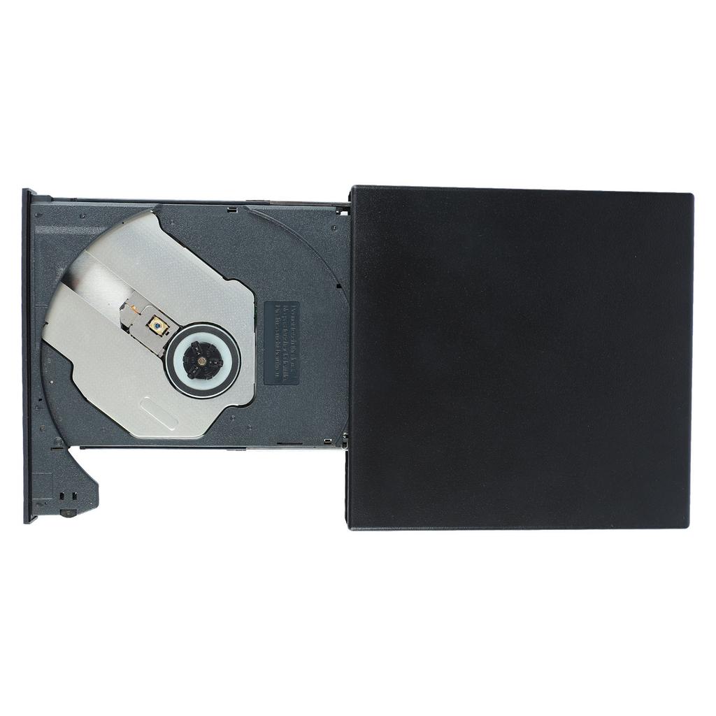 External DVD Drive USB 2.0 Plug and Play Low Noise Stable Durable DVD Drive for Laptop Desktop AIO