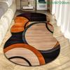 1pz Lussuoso Tappeto Astratto Marrone Beige, Resistente Antiscivolo Lavabile Tappeto da Interno Per Tutte le Stagioni, Decorazione Halloween Ringraziamento