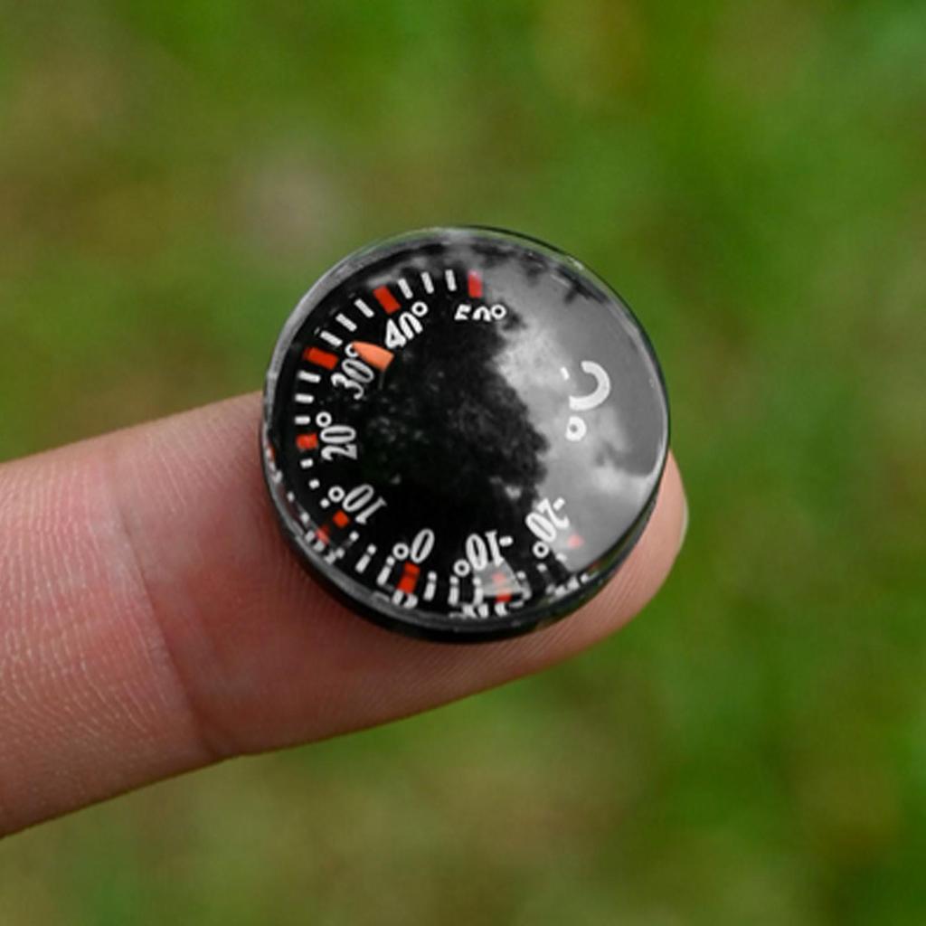 Mini Mechanical Car Thermometer Portable Small Temperature Gauge Multi-Purpose Vehicle Gauge for RV SUV Van Dashboard