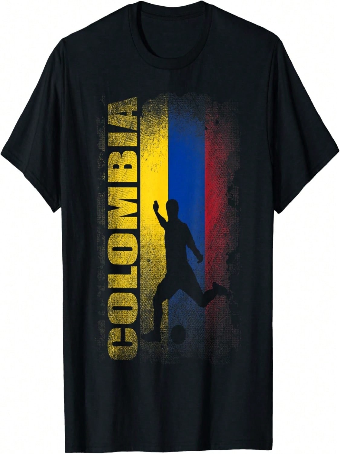 Colombia Flag T Shirt Soccer Football Lover 2018 T-Shirt S разноцветный