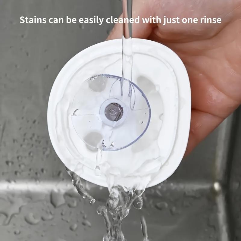 Multianvändningssvamphållarset med 1 hållare, icke-elektriskt rengöringsverktyg för kök, badrum, toalett - Mångsidig för skål, disk, rostfritt stål