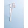 Penderie - MOTTEZ - Equerre Fixation Murale - Blanc - 305 Mm - 22 Mm