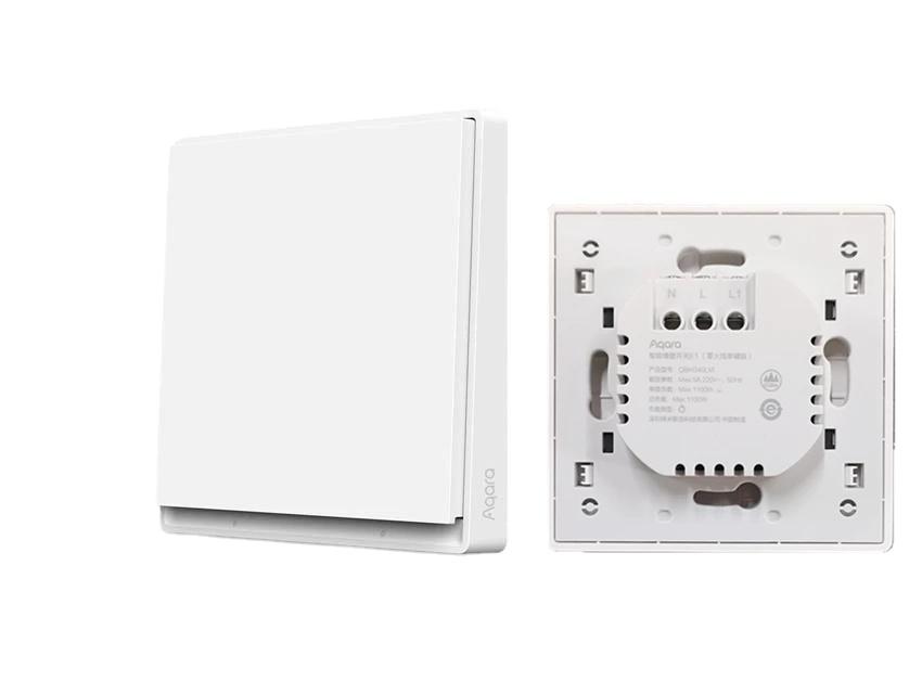 Xiaomi Έξυπνος διακόπτης τοίχου Aqara E1 ZigBee 3.0 με έξυπνους διακόπτες ουδέτερου καλωδίου Λειτουργεί με το Aqara Homekit