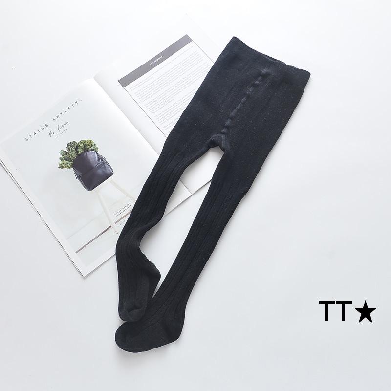 

Весенне-осенние хлопковые колготки крупной вязки для девочек: Боди и базовый слой в стиле Little Seven s XXL (8-12 years) чёрный