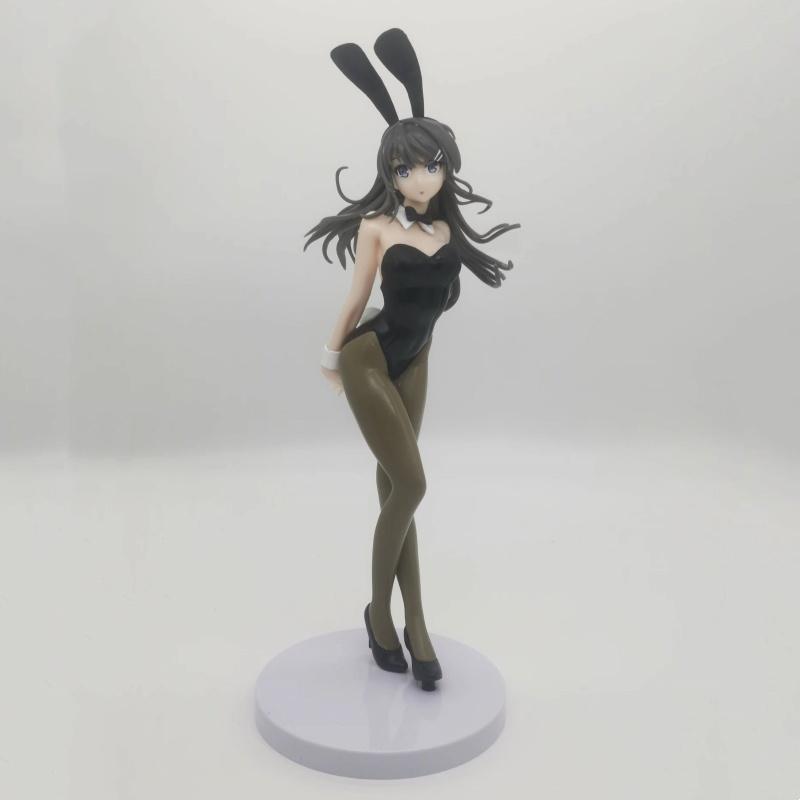 24cm Mai Sakurajima Bunny Girl Senpai Sexy Anime Figure Rascal Does Not Dream of Bunny Girl Senpai Action Figure Model Doll Toys No Box