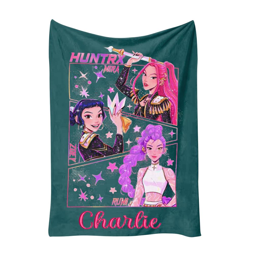 Personalized Name Custom Blanket Baby/children/teens/adults DIY Flannel Blanket