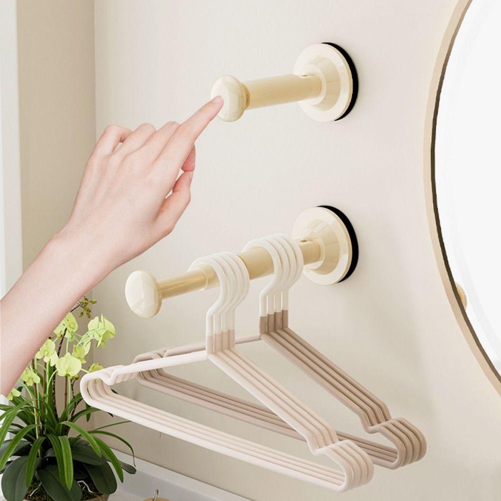 Suction Cup Drying Rack Retractable Suction Cup Telescopic Hanger  Kitchen Supplies