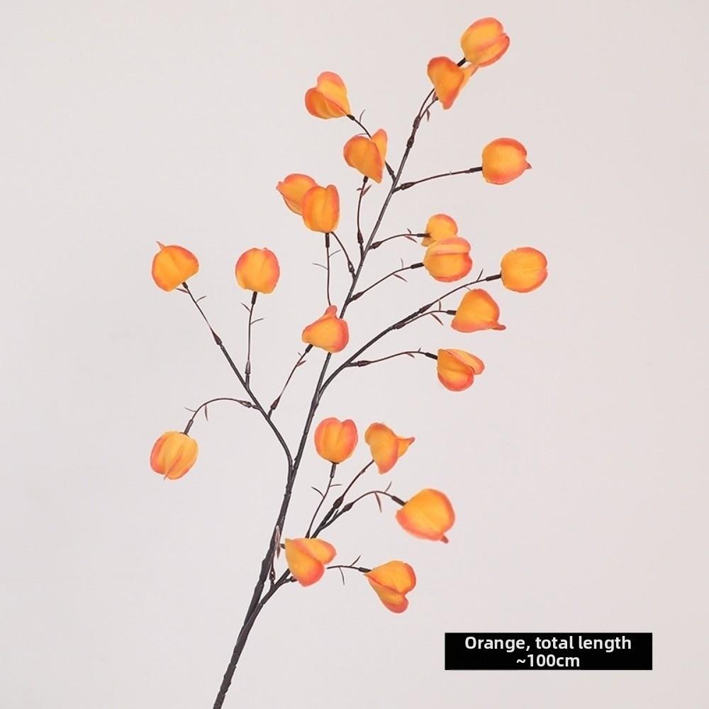 100cm Artificial Lantern Fruits Bouquets Long Branches Fake Flower  Photography Props