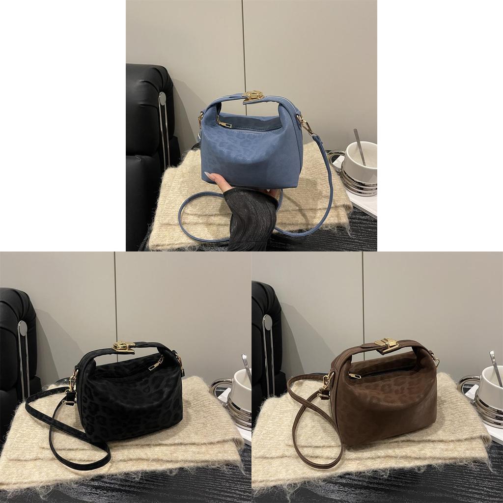 Fashionable Womens Crossbody Bucket Bag Made Of Pu For Casual Outings