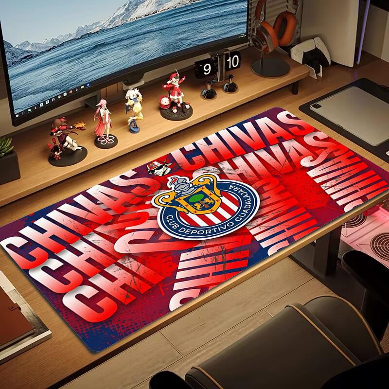 Chivas Guadalajara Color Mouse Pad Large Gaming Table Cushion Non-slip Laptop Tablet Big Mousepad XXL Mat Mini PC Playmat With Lock edge