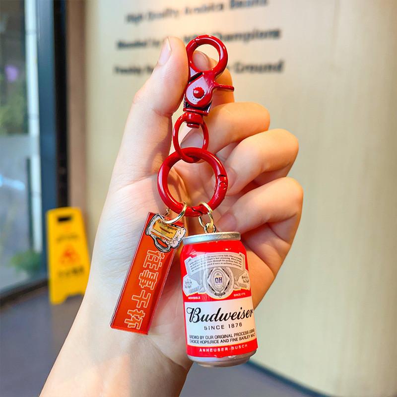 Portachiavi Mini Lattina di Soda in Resina Realistica Accessori alla Moda per Feste e Regali