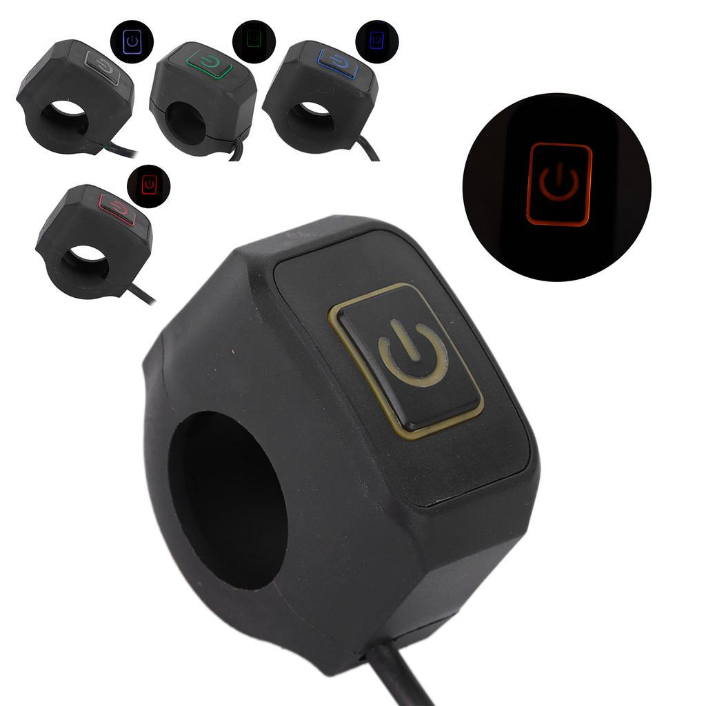 22mm Motorrad Lenker Schalter Control Taste Wasserdicht für Scheinwerfer
