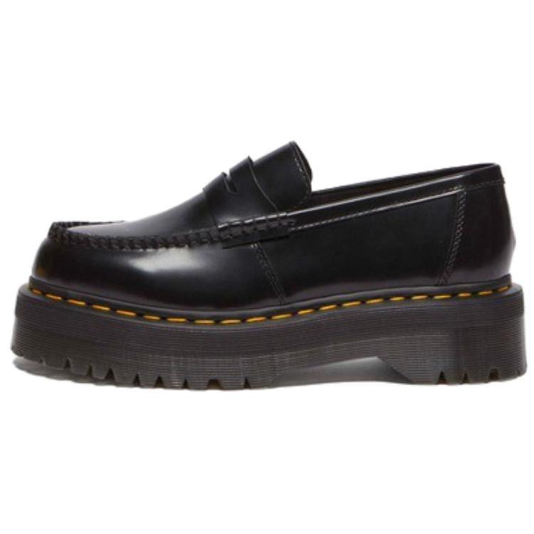 Dr. Martens Leather Commuter Versatile Simple Loafers Unisex Loafers Black 31925001