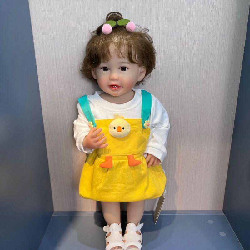 55cm Waterproof Full Silicone Realistic Reborn Doll - Teegan 55cm