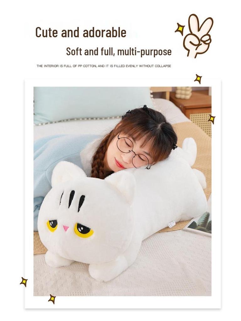 Cute Cat Headboard Pillow: Decorative Backrest & Birthday Gift Ornament
