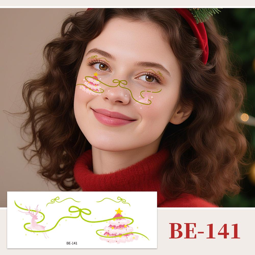 Ricalon Christmas Face Stickers for Kids – Snowflake & Freckle Tattoos