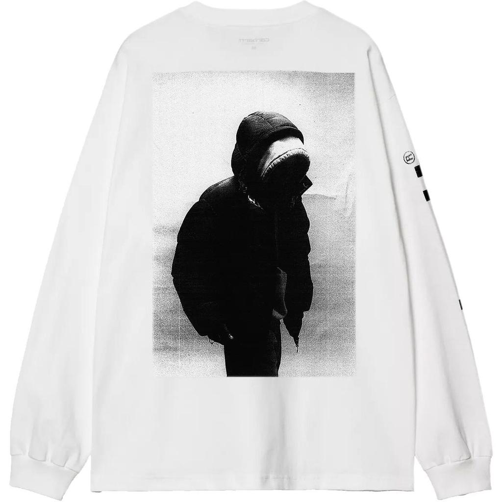 Carhartt WIP Archive Script Long Sleeve T-Shirt 'White' Men's I036002-02-XX