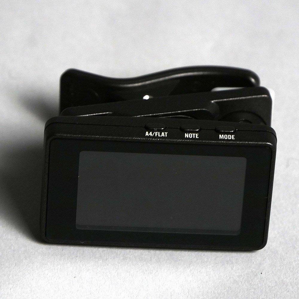 Louis LCT-Z BLK (Black) Clip-on Tuner for Guitar, Bass, and Ukulele (Louis LCTZ)