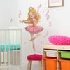 Ballet Princess Dancing In Music, Home Girl Bedroom Beautification Wall Stickers
