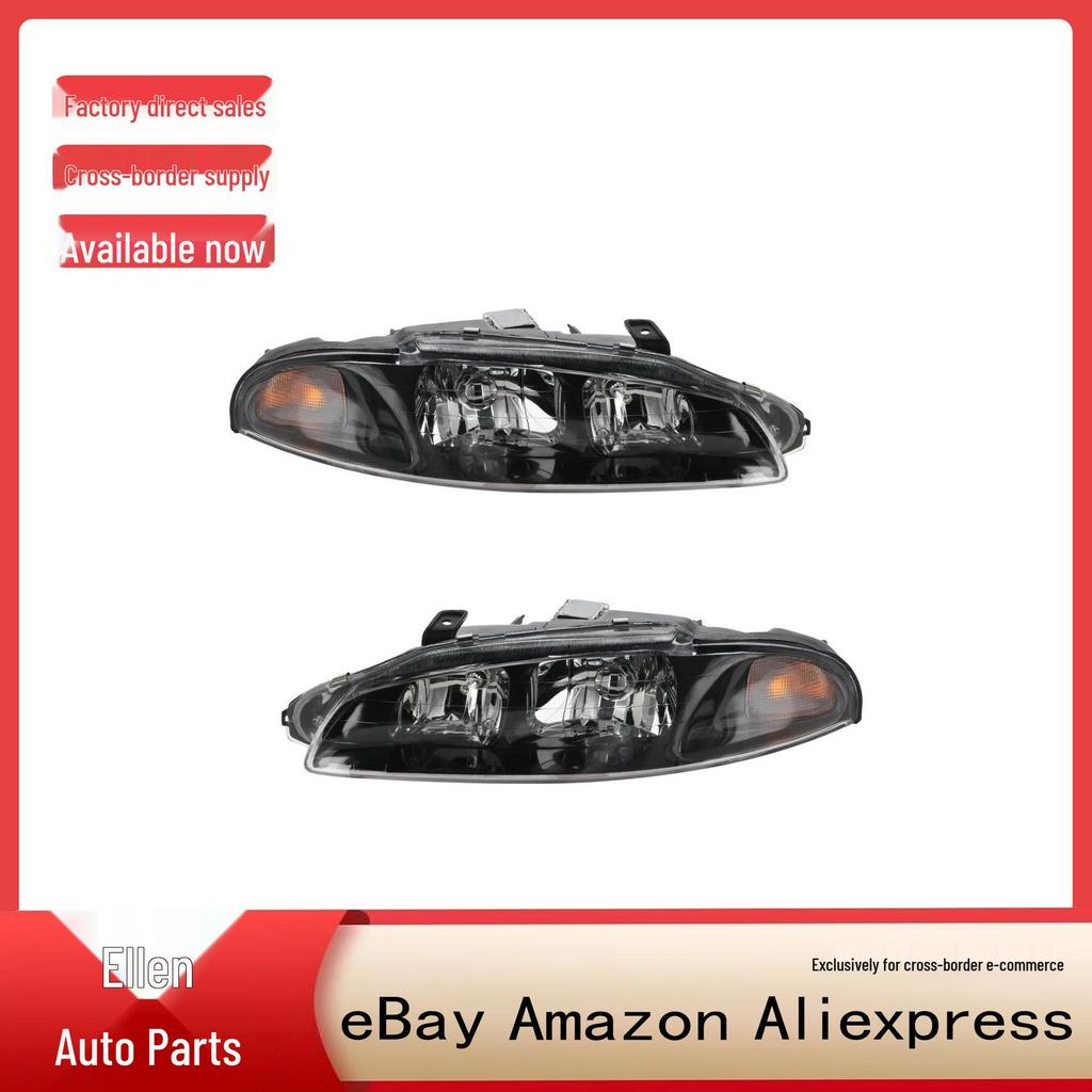 Front Headlight Assembly for 1997-1999 Mitsubishi Eclipse (Left: MR485143, Right: MR485144)