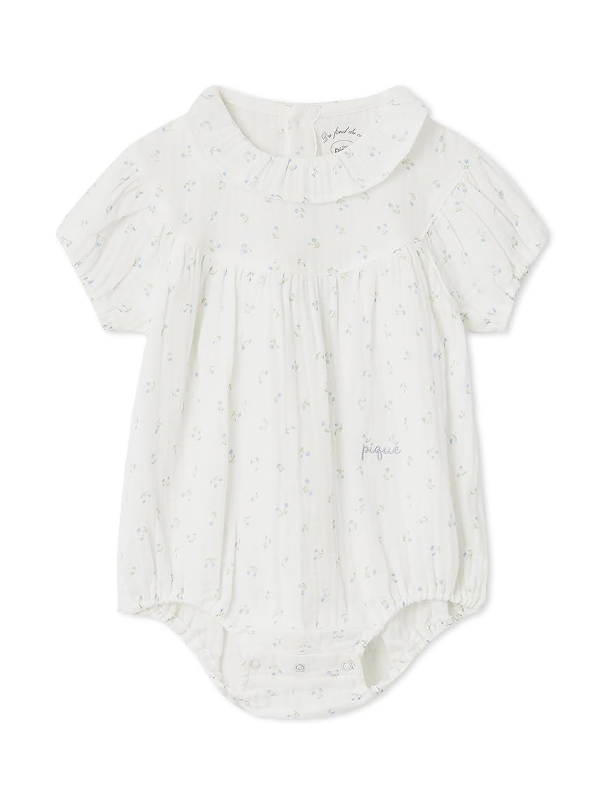 

Комбинезон из марли с цветочным узором BABY лимитированной серии PBFO252464 OWHT 80 [Gelato Pique]