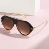 Fashion sunglasses women's high-end UV-proof toad glasses European and American new large-frame personalized sunglasses street shooting