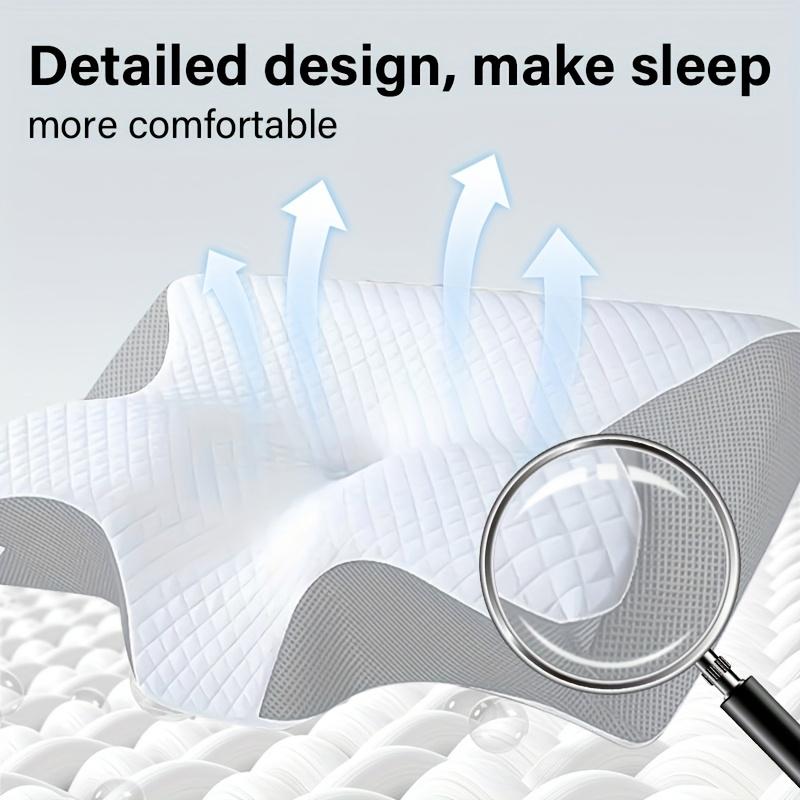 Pillow, Ergonomic Neck Cushion, Relaxing Sleep Neck Pillow, New Type of Memory Foam Slow-rebound Neck Pillow