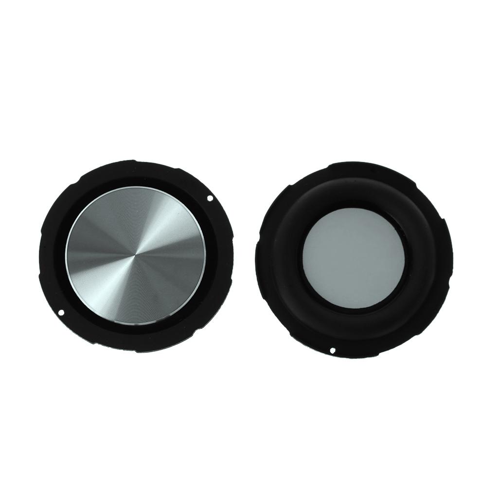 2x Bass Radiator Speaker Diaphragm Auxiliary Strengthen Bass Vibration Membrane Passive Radiator for Woofer Speaker DIY