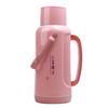 Leather-Covered Glass Liner Thermos Bottle for Dorms - Keeps Water Hot