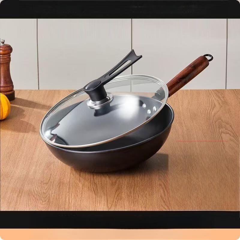 Yoshida Sho Traditional Round Bottom Iron Wok