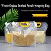 Five Grains & Cereals Moisture-Proof Reusable Storage Bag for Kitchen Flour, Rice & Grain