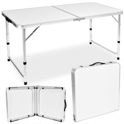 Trip Camping Foldable Tourist Table 120X60 Cm White