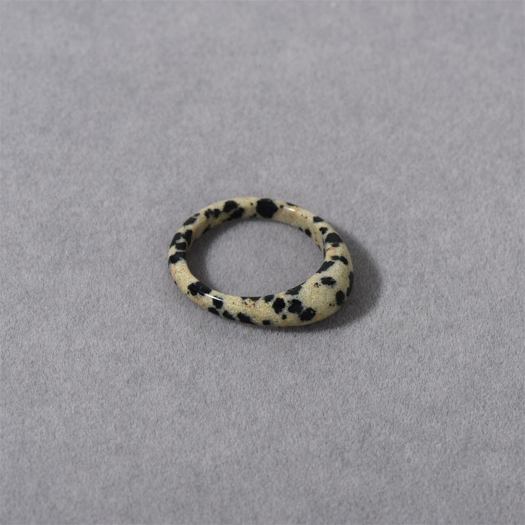 Double-Layer Stacked Ring, Spotty Stone Simple And Fashionable Commuting Versatile Niche Original Design High-End Style