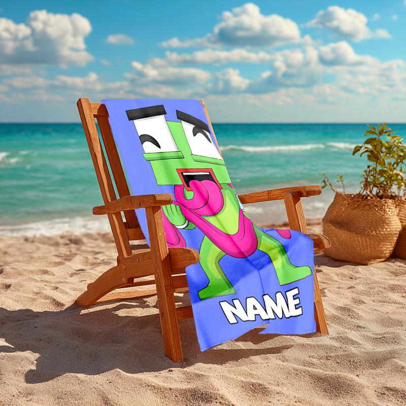 Personalized Customized Proof Beach Towel with Gaming Unspeakable Pattern - Soft, Absorbent,quick-drying,perfect Swimming,camping&bathing