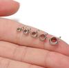 10pcs Stainless Steel Spacer Beads Pendant Charms Clasps Gold Color Bail Beads for DIY Jewelry Making Findings Hole 2-4mm Beads