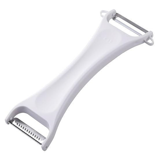 KAI Dual-Purpose Peeler and Julienne Slicer, Vegetable Peeler with Potato Eye Remover, KAI KITCHEN, B0CD1LQKLX