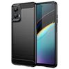 For Motorola Moto G 5G (2024) TPU Case Carbon Fiber Texture Phone Back Cover