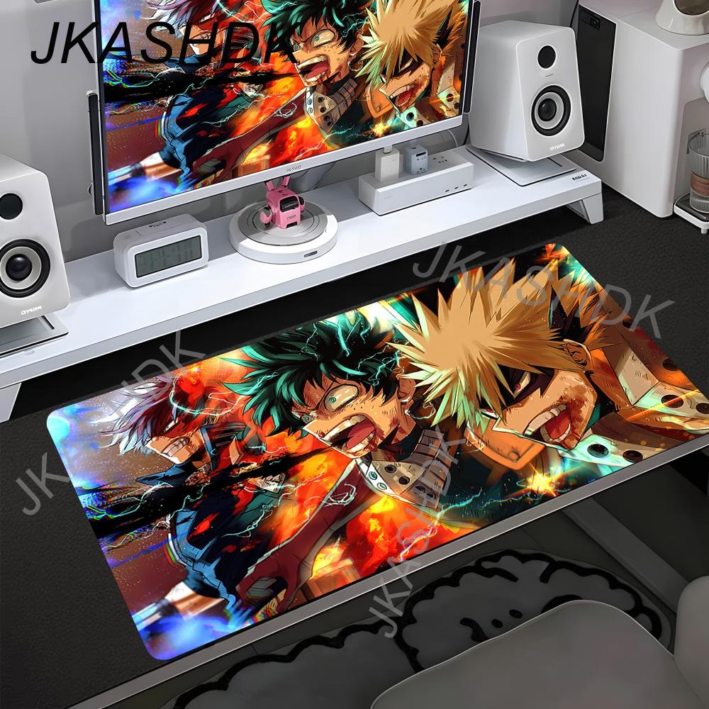 Academia Deku Anime My Hero Mouse Pad Gaming Pc New Custom Large Mousepad XXL 600x350 Mouse Mat Office Anti Slip Carpet Mice Pad