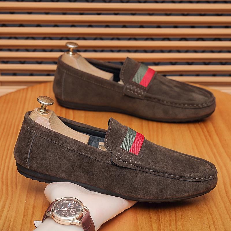 Men's Outdoor Ultra-light Casual Shoes Business Driving Shoes Toe Shoes