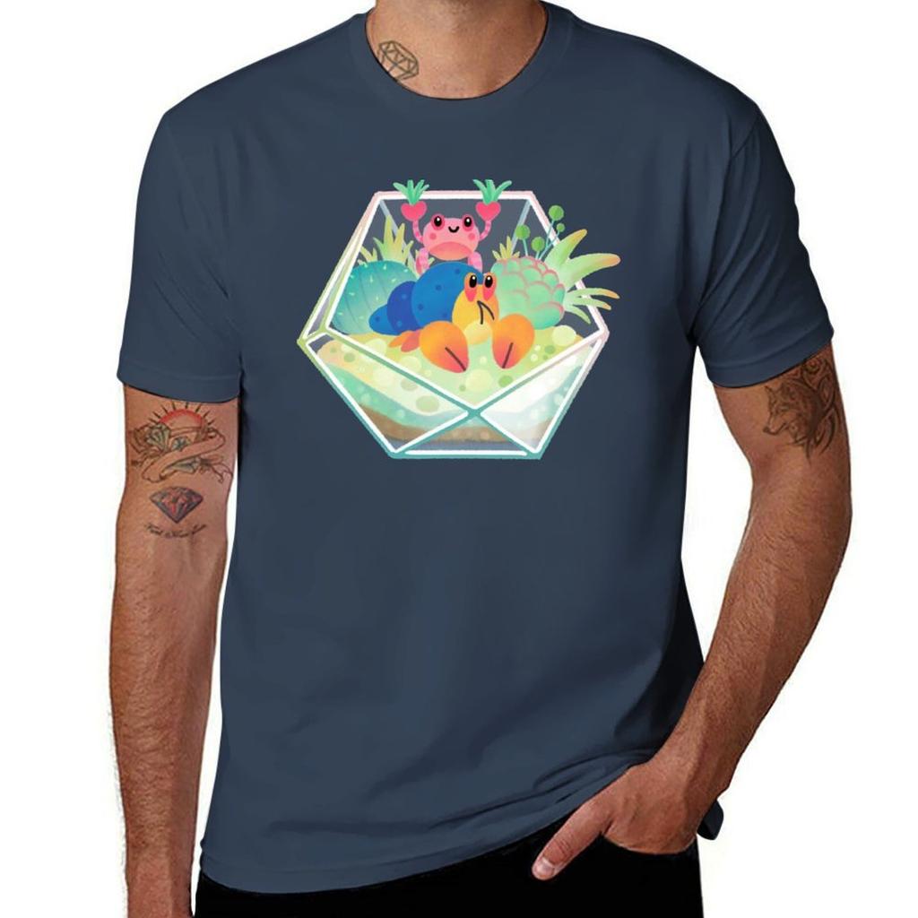 Ocean Terrarium Boxer Crab Hermit Crab Tshirt Big And Tall Loose Fit Tshirt