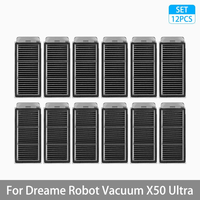 For Dreame X50 Ultra / S40 Enhanced Edition Vacuum Parts Main Roller Side Brush Hepa Filter Mop Cloth Dust Bag Accessories