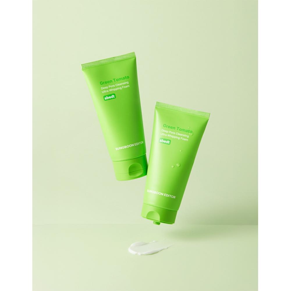 Ingredient Editor Whipping Foam Cleansing Green Tomato 120g 2 Pack