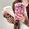 Fashion Leopard Fluffy Fur Case For iPhone 17 Pro Max 16 Plus 15 14 13 12 11Kickstand Camera Lens Protection Frame Funda 17 Air