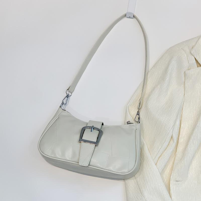 Summer Commuting Texture for Women  Fashionable Simple and Elegant Women's Fashionable One-shoulder Retro Casual and Popular Crossbody Bag