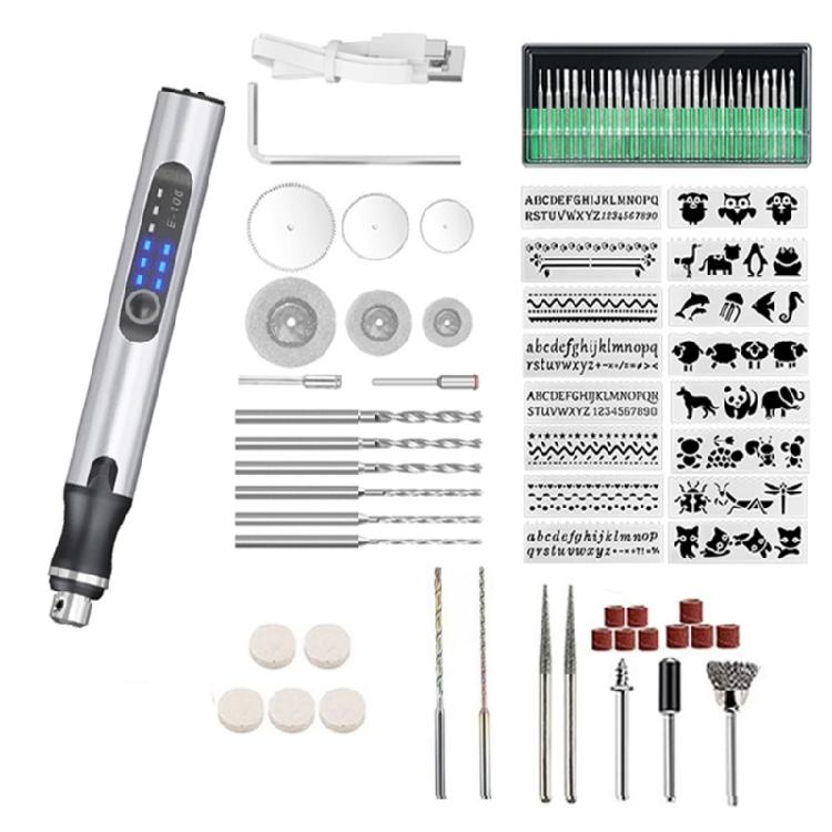 

MultiPurpose Rotary Engraver With 3Adjustable Speeds Rechargeable Design Ideal For Metal Glass Wood Carving Tasks 1