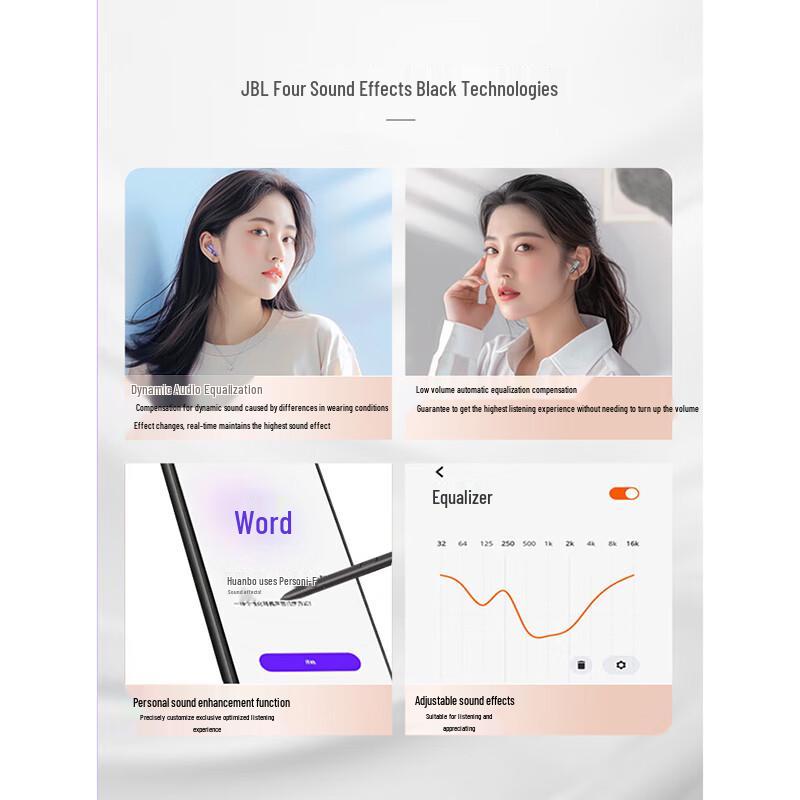 JBL LIVE BEAM 3 True Wireless Smart Noise-Cancelling Earbuds