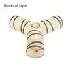 Cat Tunnel Three Way Foldable Play Tube Interactive Pet Tunnel with Peek Hole and Hanging Ball for Small Animals Indoor Use