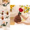 Roses Tulips Peach Blossoms Lotus Flowers Plush Toy Stuffed Doll For Home Decor And Gift