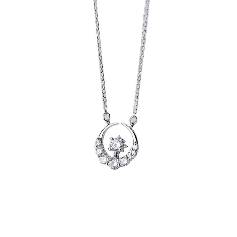 

Ожерелье Moon, женская летняя цепочка на ключицу, высокий дизайн, чувство ниши, легкий роскошный подарок на день рождения