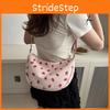 Chic 2024 New Women's Strawberry Print Sling Bag In White Black Pink Brown Colors